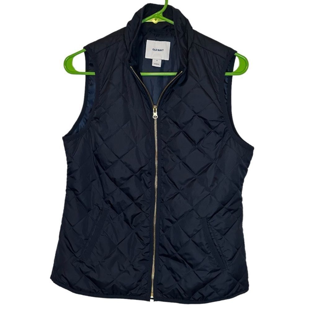 Old Navy navy Quilted Vest